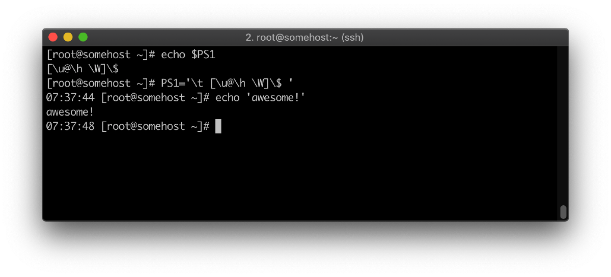 How To Change Your PS1 Bash Prompt (And Add Emojis) - tynick.com | AWS ...